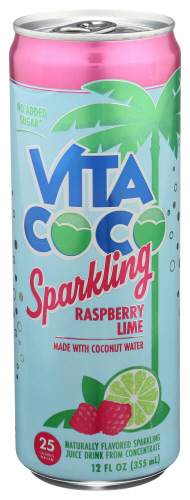Vita Coco Water Coconut Sparkling Raspberry Lm