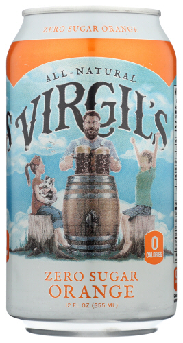 Virgil's Soda Orange Zero 6 pk
