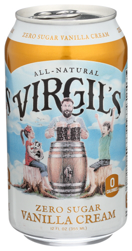 Virgil's Soda Vanilla Cream Zero 6 pk