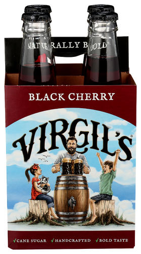 Virgil's Soda Black Chrry Cream 4 pk
