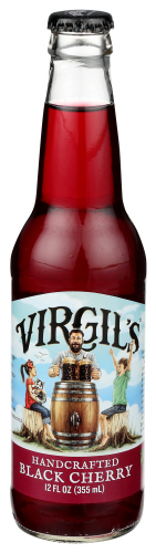 Virgil's Soda Black Chrry Bottle