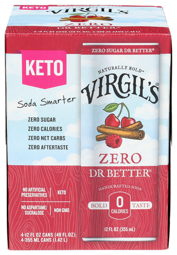 Virgil's Dr Better Zero Sugar 4 pk